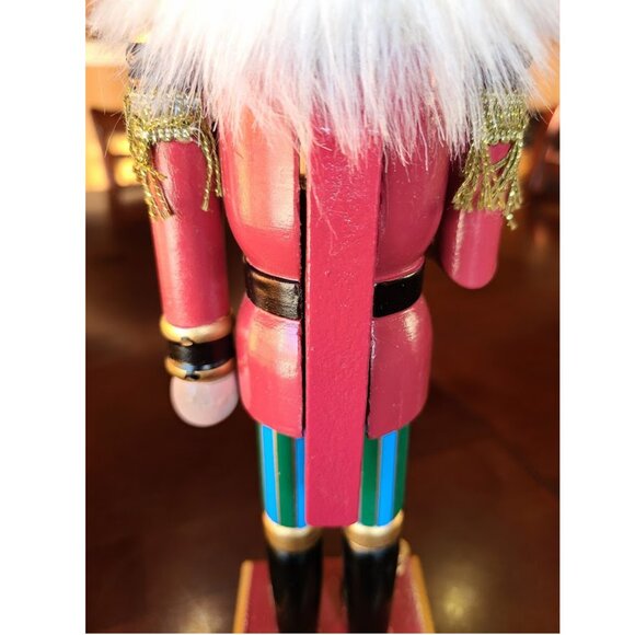 Wooden Nutcracker Soldier Statue Christmas Decor Xmas Holiday Table Decoration - Picture 12 of 12